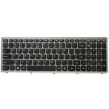 Lenovo IdeaPad Z510 Z510-IFI S500 S510 S510P G500S G505S G510S Series Laptop Keyboard Black Keys Silver Frame No Backlight